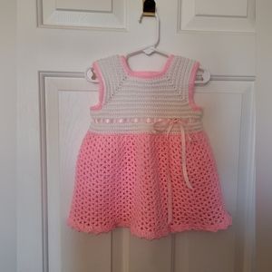Crochet baby dress
